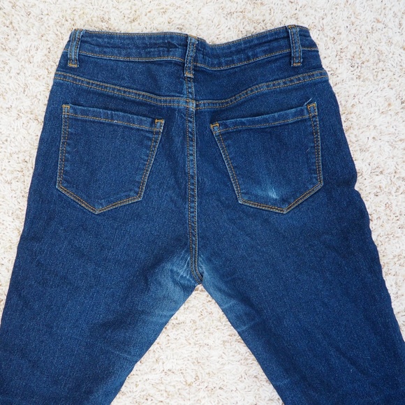 Forever 21 Dark Wash Skinny Jeans Stretch Size 28 - Picture 4 of 5